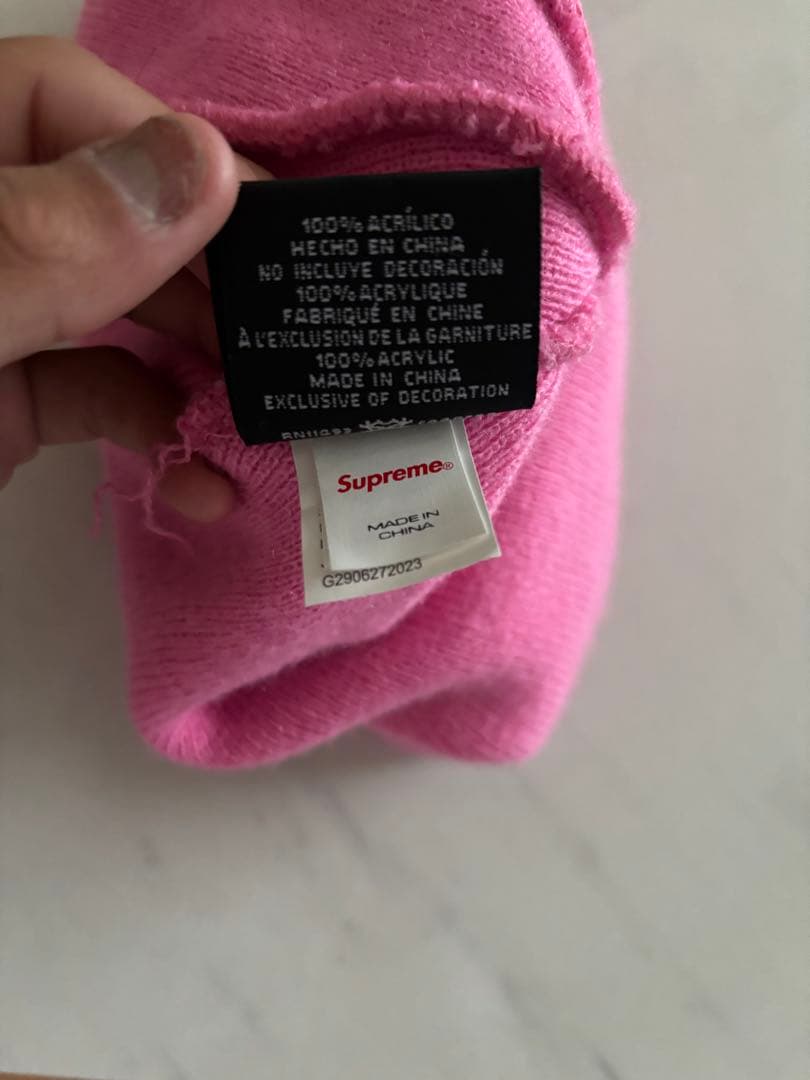 supreme sロゴニット帽