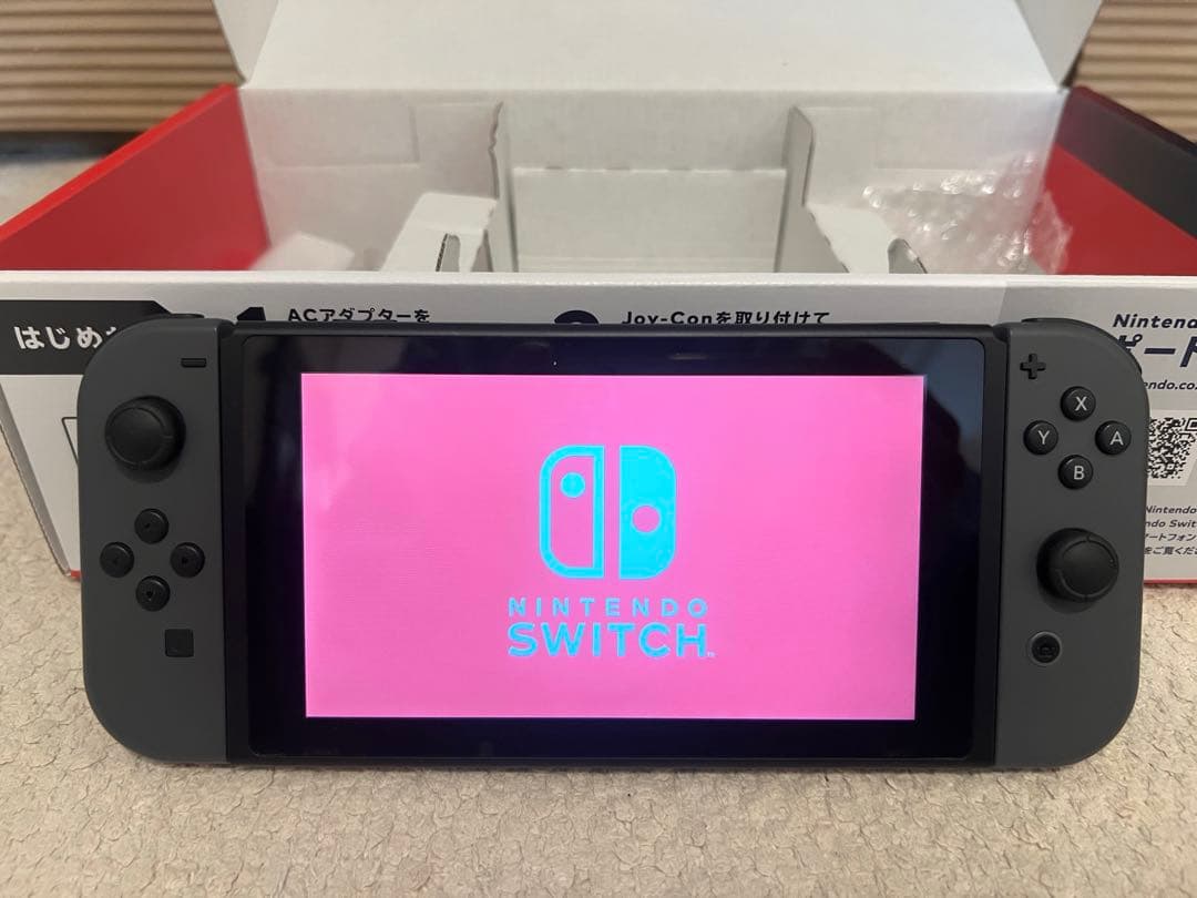 Nintendo Switch 本体 グレー 付属品付き ニンテンドースイッチ