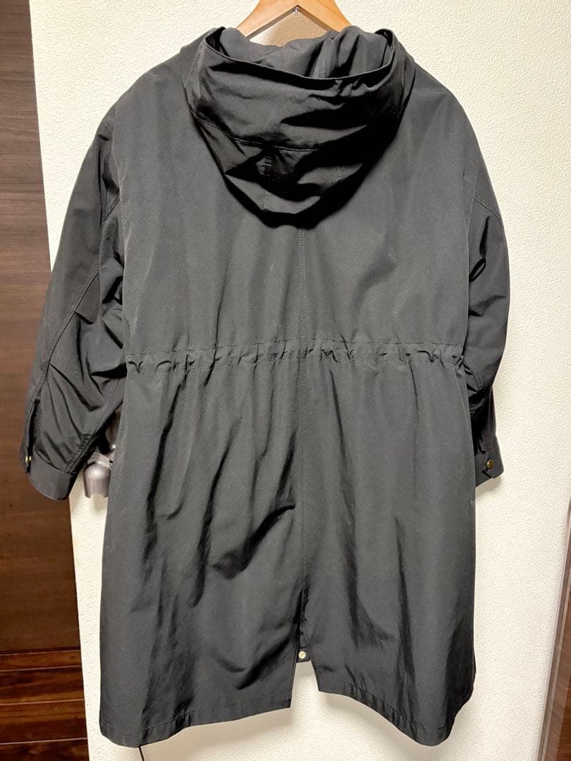 美品⭐︎23区 オンワード樫山 2wayモッズコート 黒 44(LL.XXL)