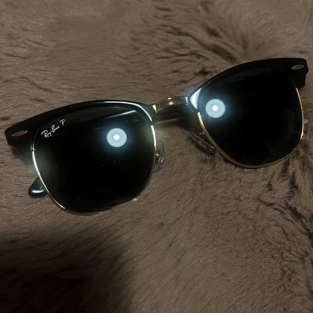 当日発送！早い者勝ち！美品Ray-Ban クラブマスター　偏光レンズ　ケースなし
