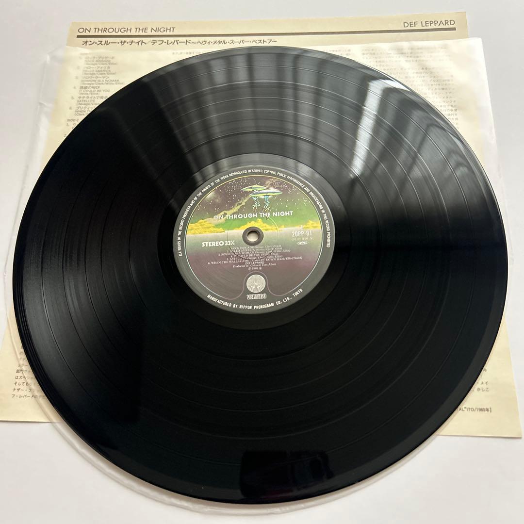 Def Leppard 『On Through The Night』LPレコード