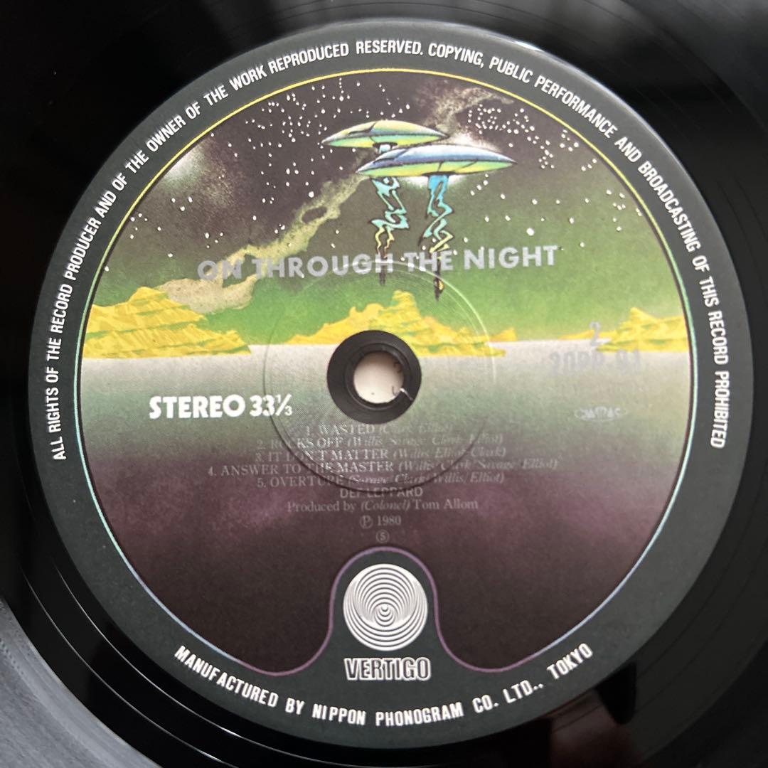 Def Leppard 『On Through The Night』LPレコード