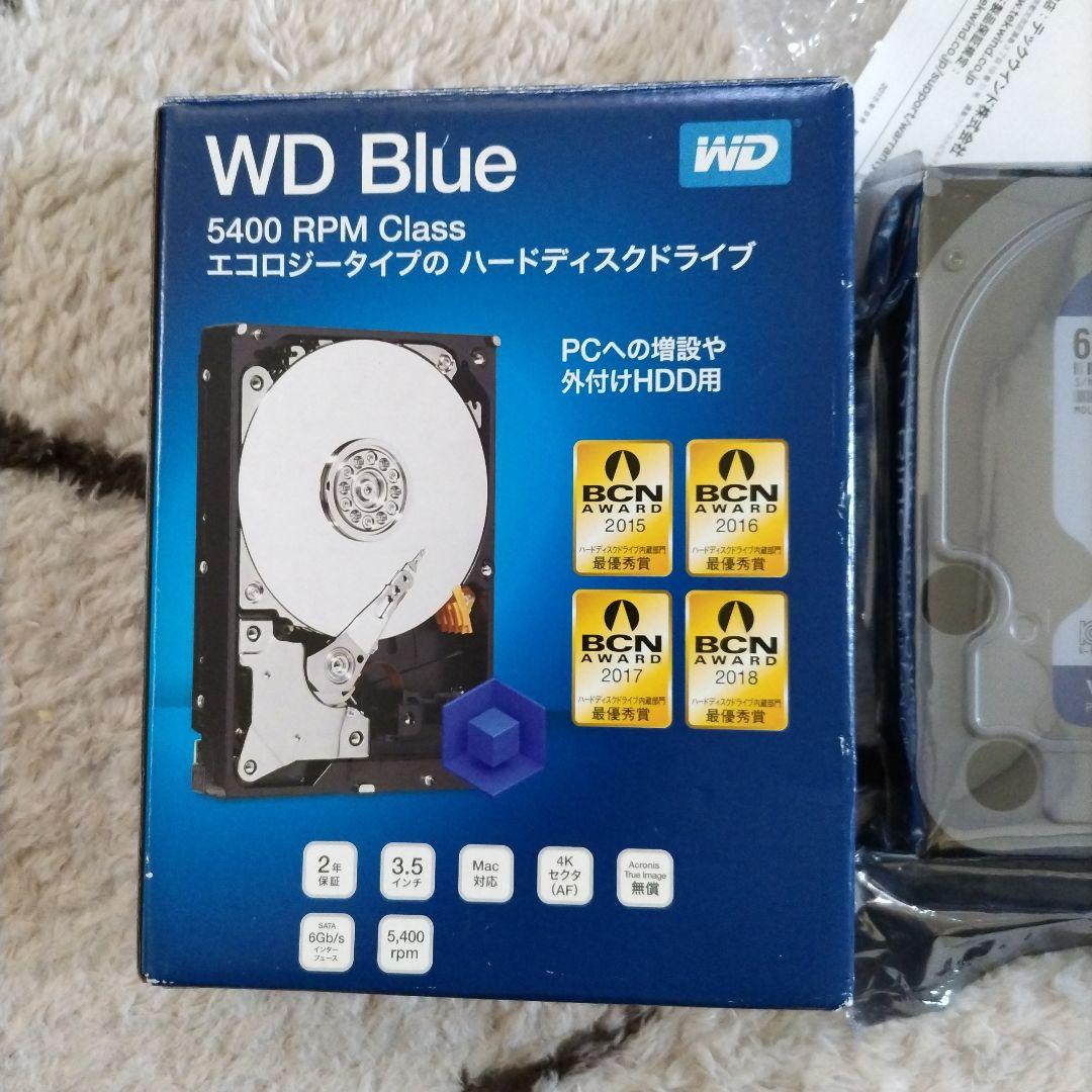 ハードディスク　WD60EZAZ-RT　6TB