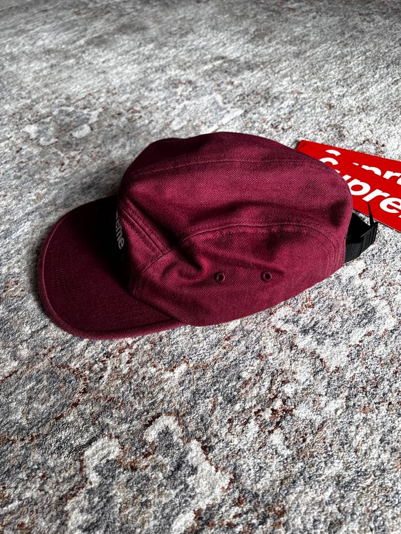 帽子 Supreme Denim Camp Cap \"Cardinal\" (24FW)