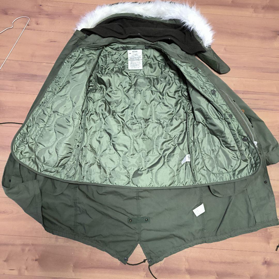 【ALPHA INDUSTRIES】M-65コート　モッズパーカ　オリーブ