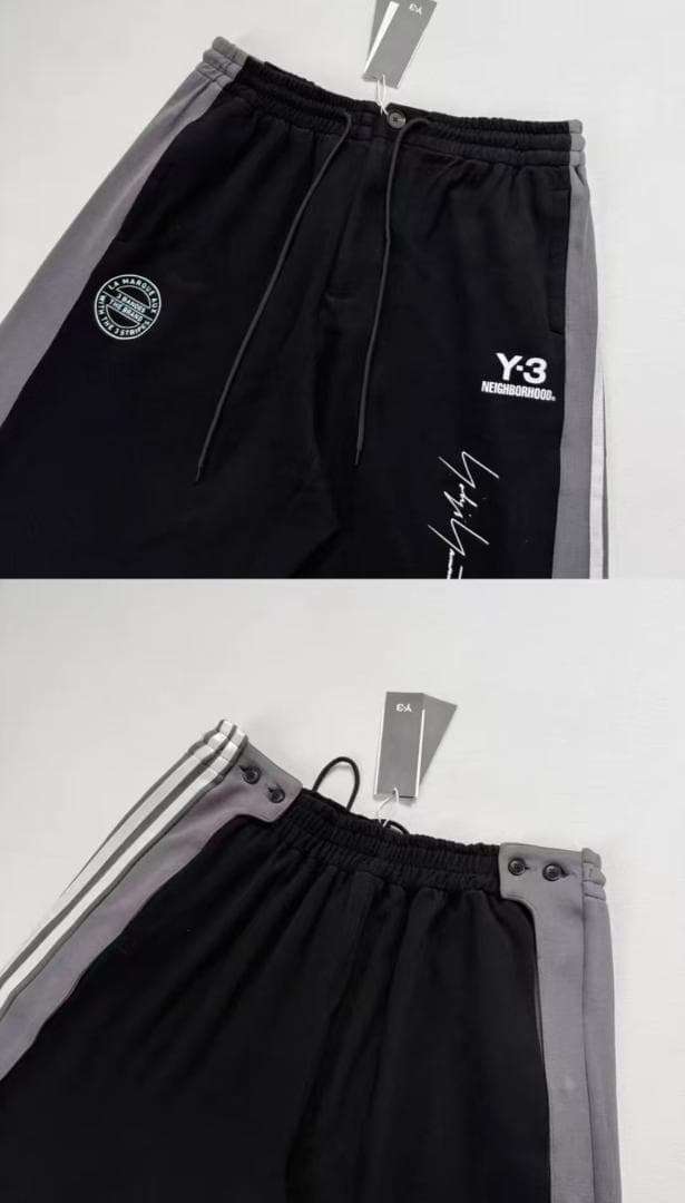 Y-3 × NEIGHBORHOOD ジャージ上下セット ブラック/グレー
