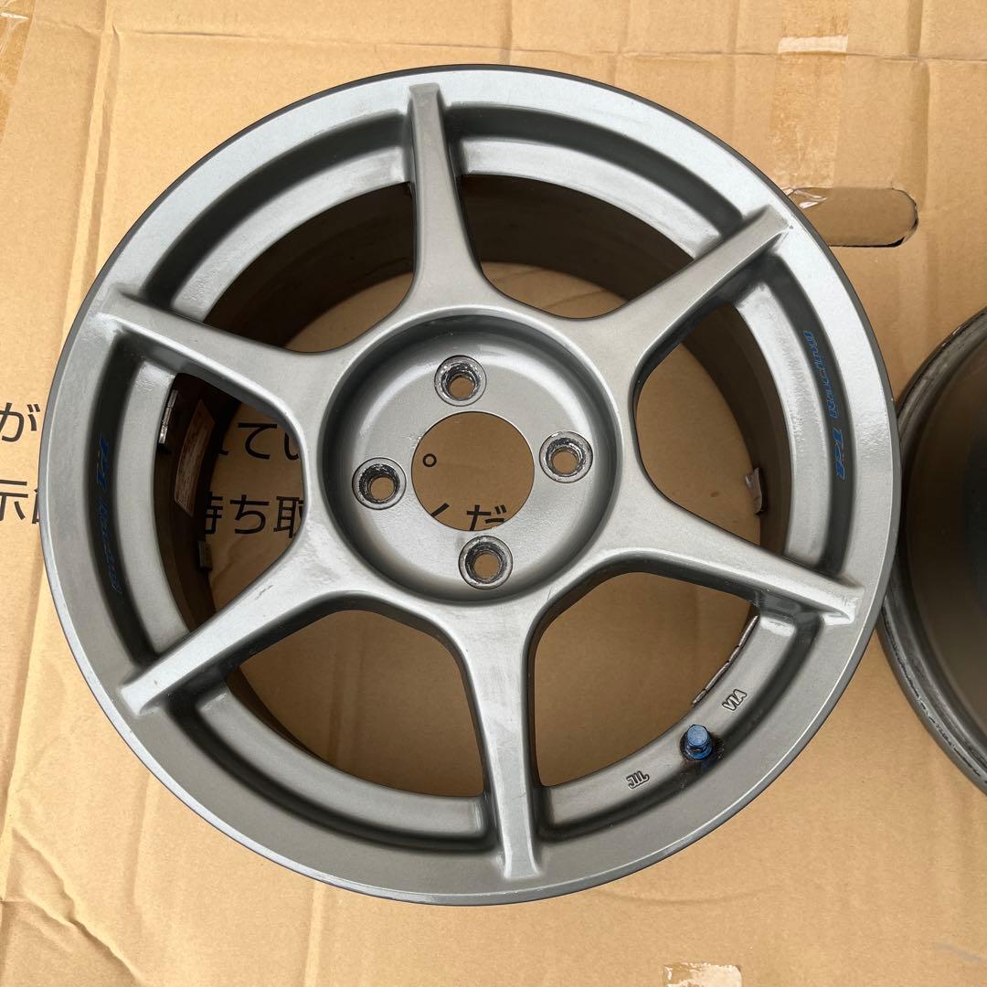 P1RACING 7J＋38 4穴　PCD100