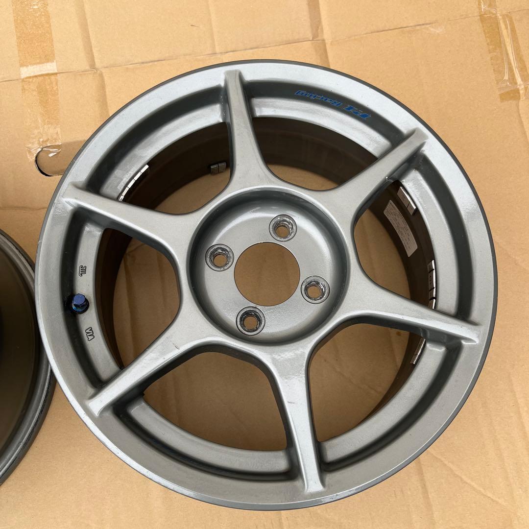 P1RACING 7J＋38 4穴　PCD100