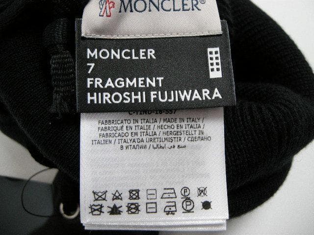 伊製■新品■モンクレールGEINIUS FRAGMENT ニットキャップ メンズ