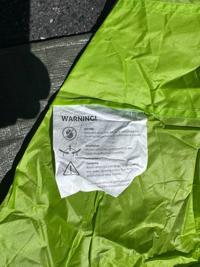 サレワ　フォーラムタープ　６　salewa forum tarp 新品