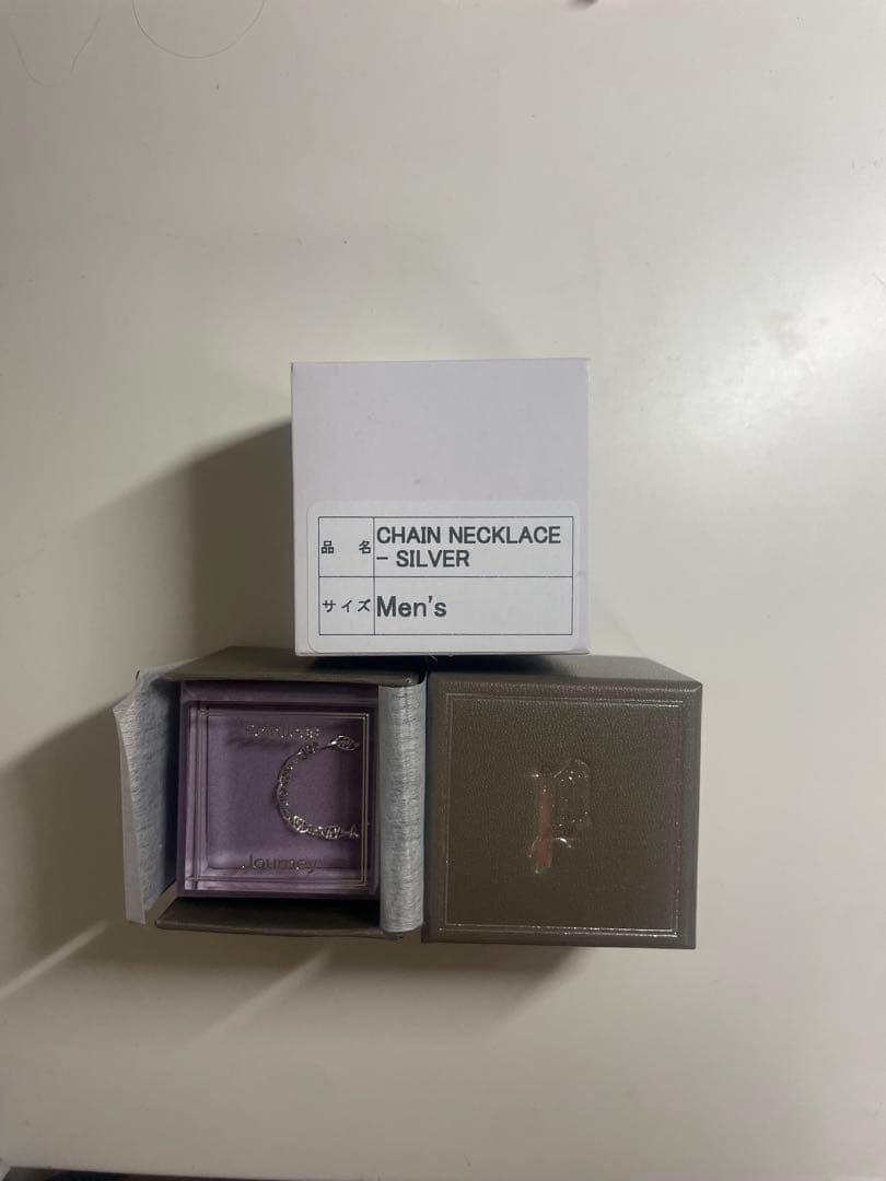 アクセサリー pointless journey CHAIN NECKLACE SILVER