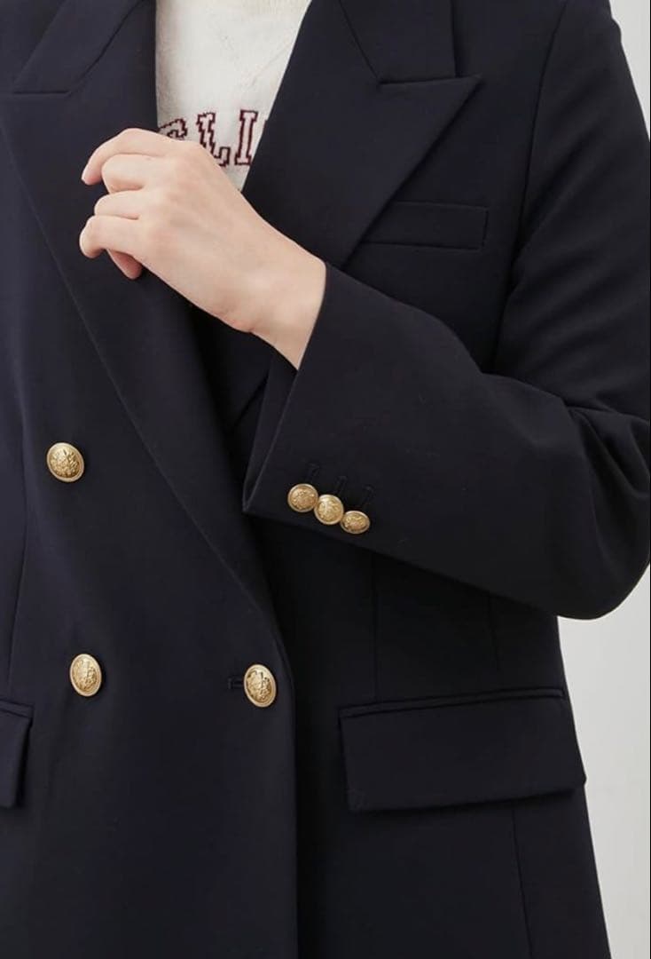 【新品タグ付き】Mila Owen(ミラオーウェン) 金釦ダブルブレストブレザー