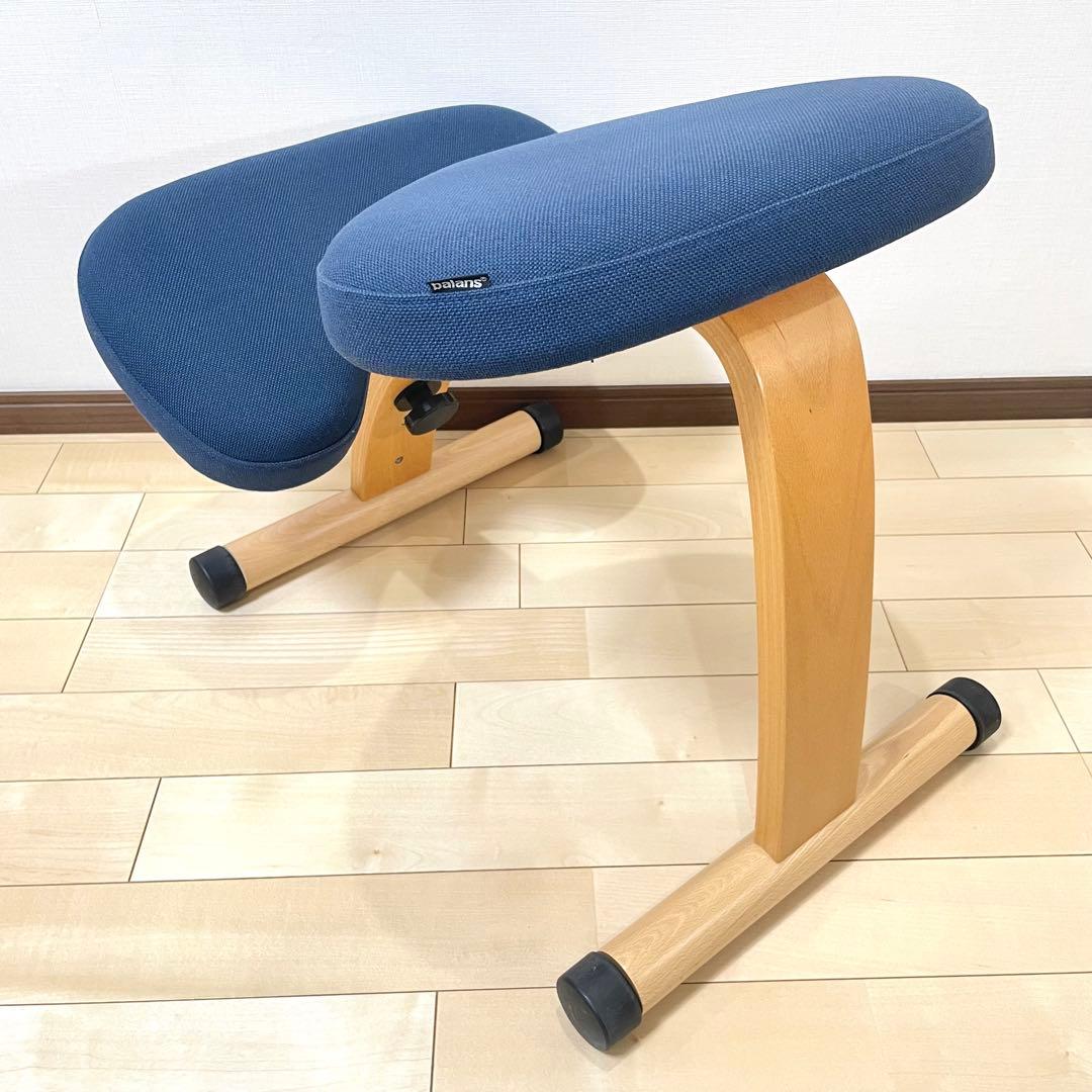 バランスラボ バランスチェア バランスイージー ネイビー 中古美品