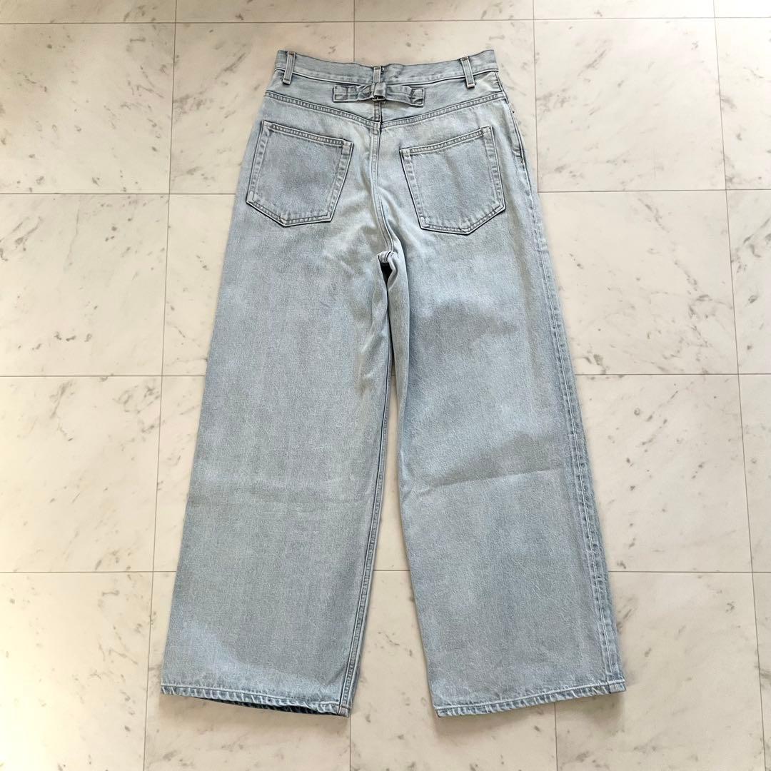 美品✨イレーヴ 13.5oz デニム HIGH WAIST WIDE FADE