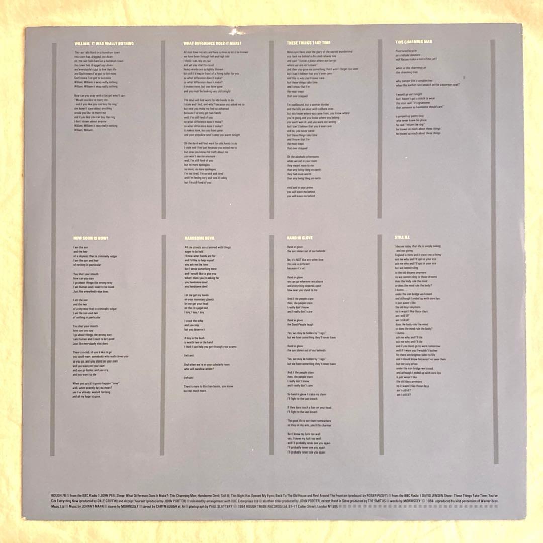 Smiths Hatful Of Hollow LP レコード UK Org.