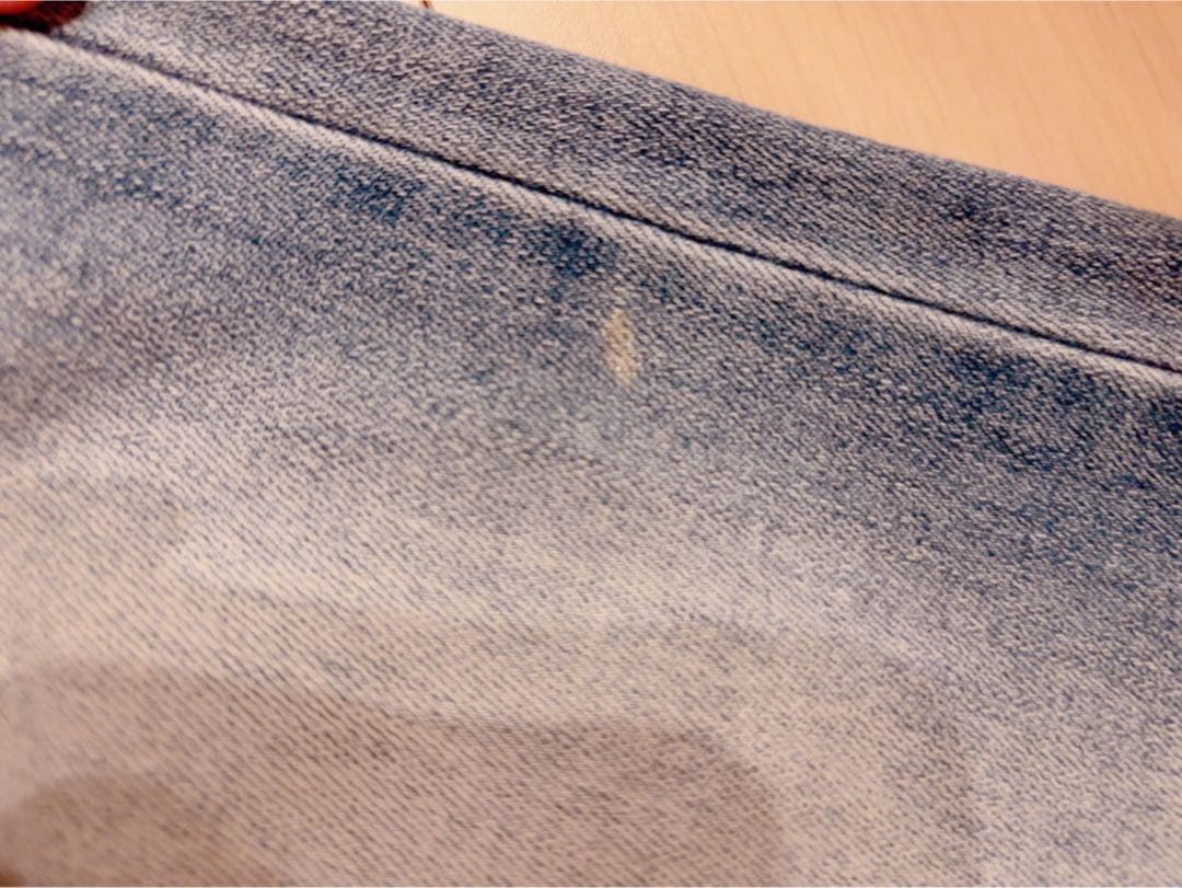 Lacey ribbon denim andmary アンドマリー S