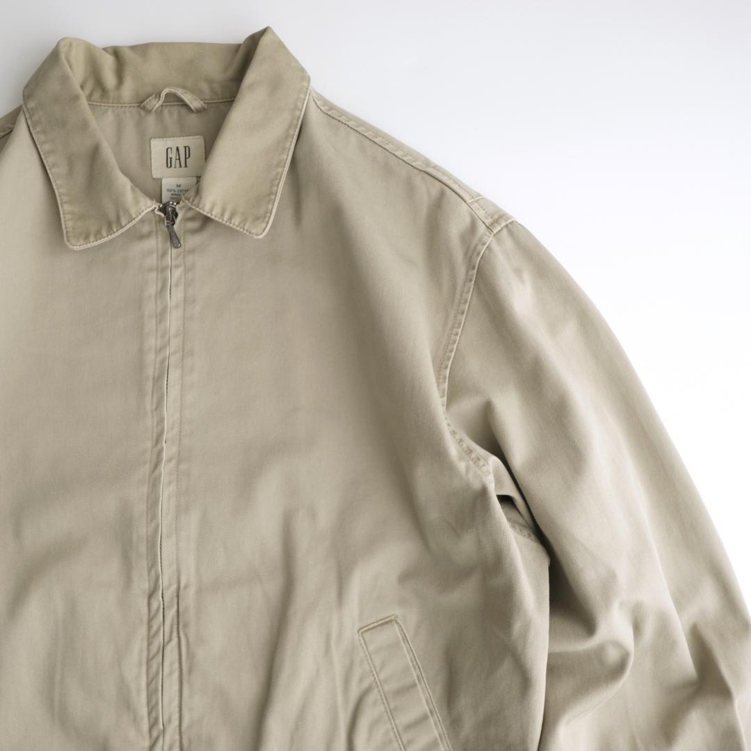 GAP ギャップ 00s ジップアップジャケット　ベージュ M.