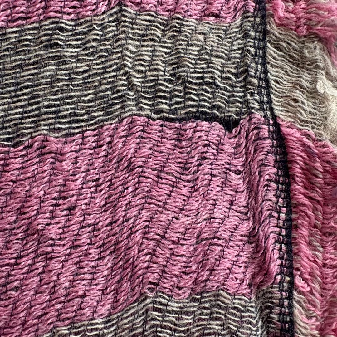 ꕤ新品ꕤ タマキニイメ　ルーツショール　wool middle ピンク系