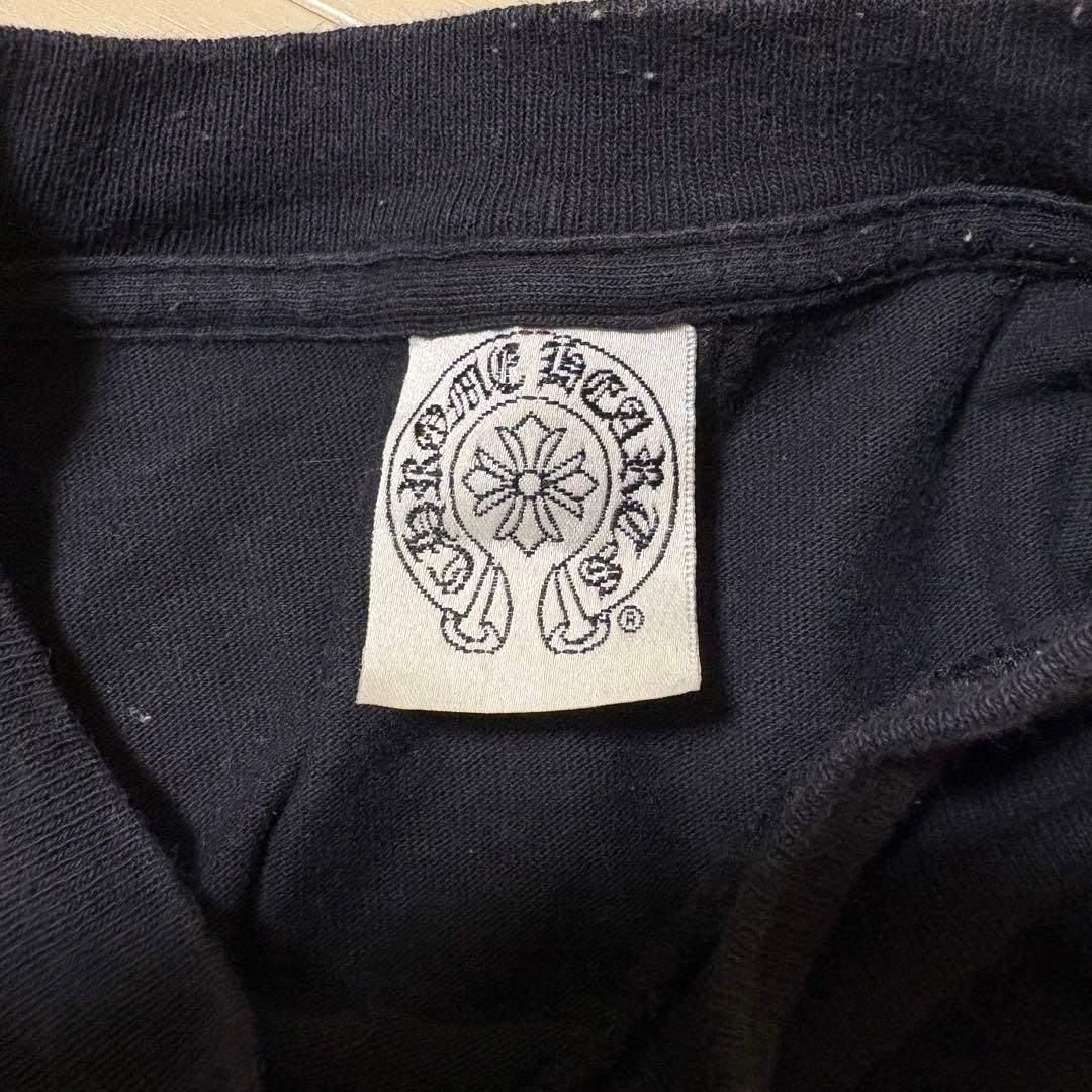 USA製 オールド クロムハーツ 刺繍ポケットTシャツ M ブラック