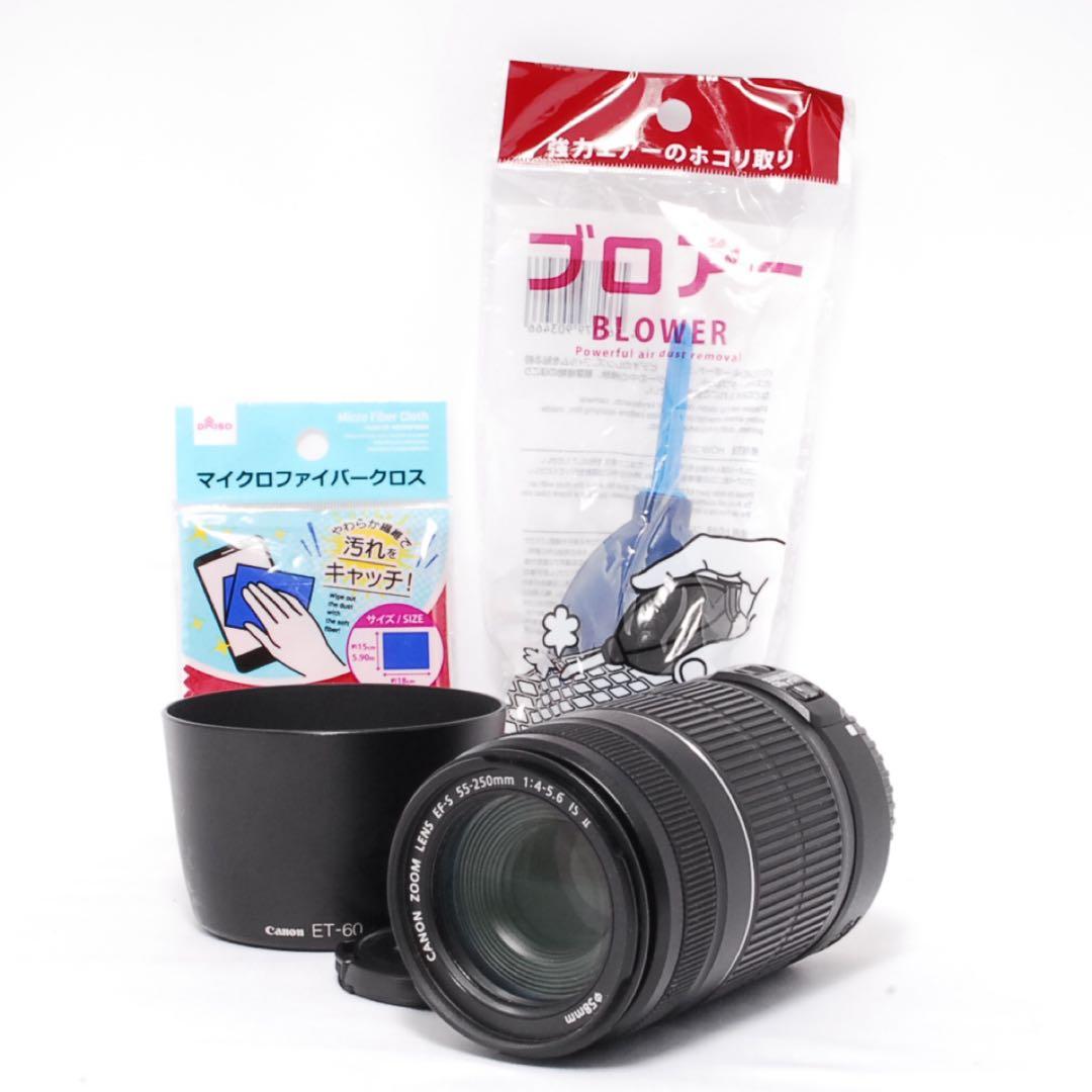 ◆初心者に必須◆Canon EF-S 55-250mm IS II◆手ぶれ補正◆