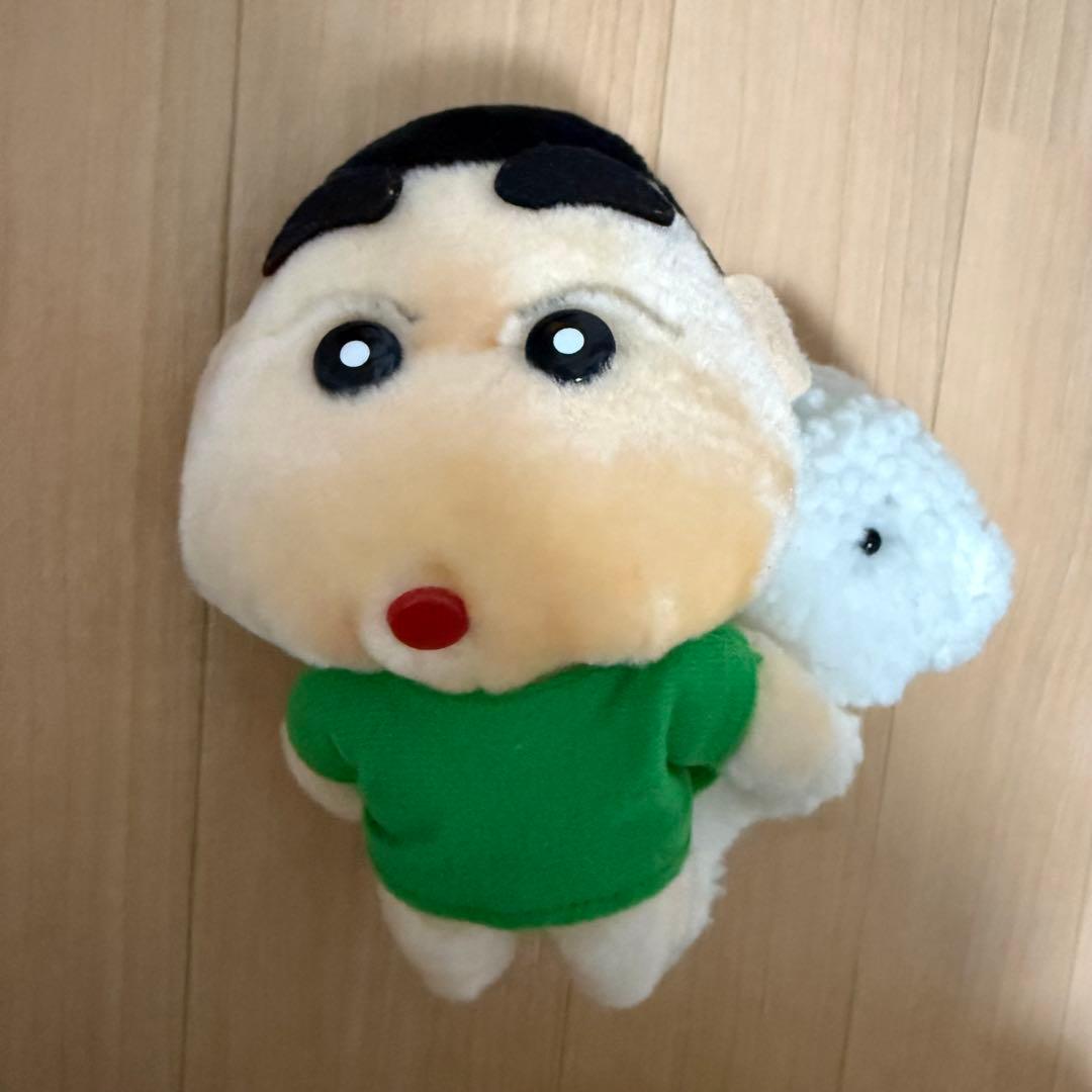 クレヨンしんちゃん　初期　ぬいぐるみ　2体　ヒロシ　シロ　レトロ