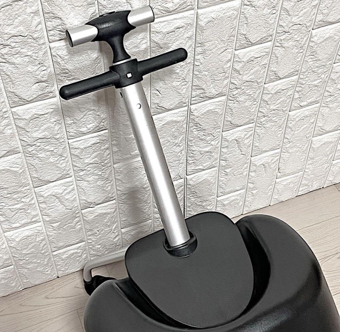 【美品】 Q-BOX 子どもが乗れる キャリーバッグ スーツケース 21L