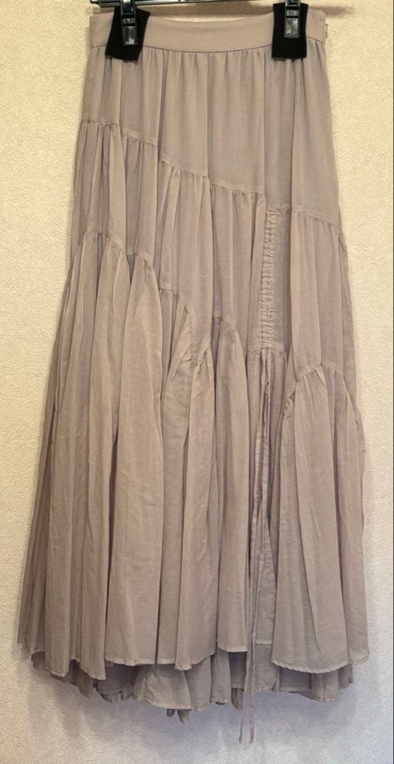 Herlipto ❤︎ Asymmetric Cotton-voile Skirt