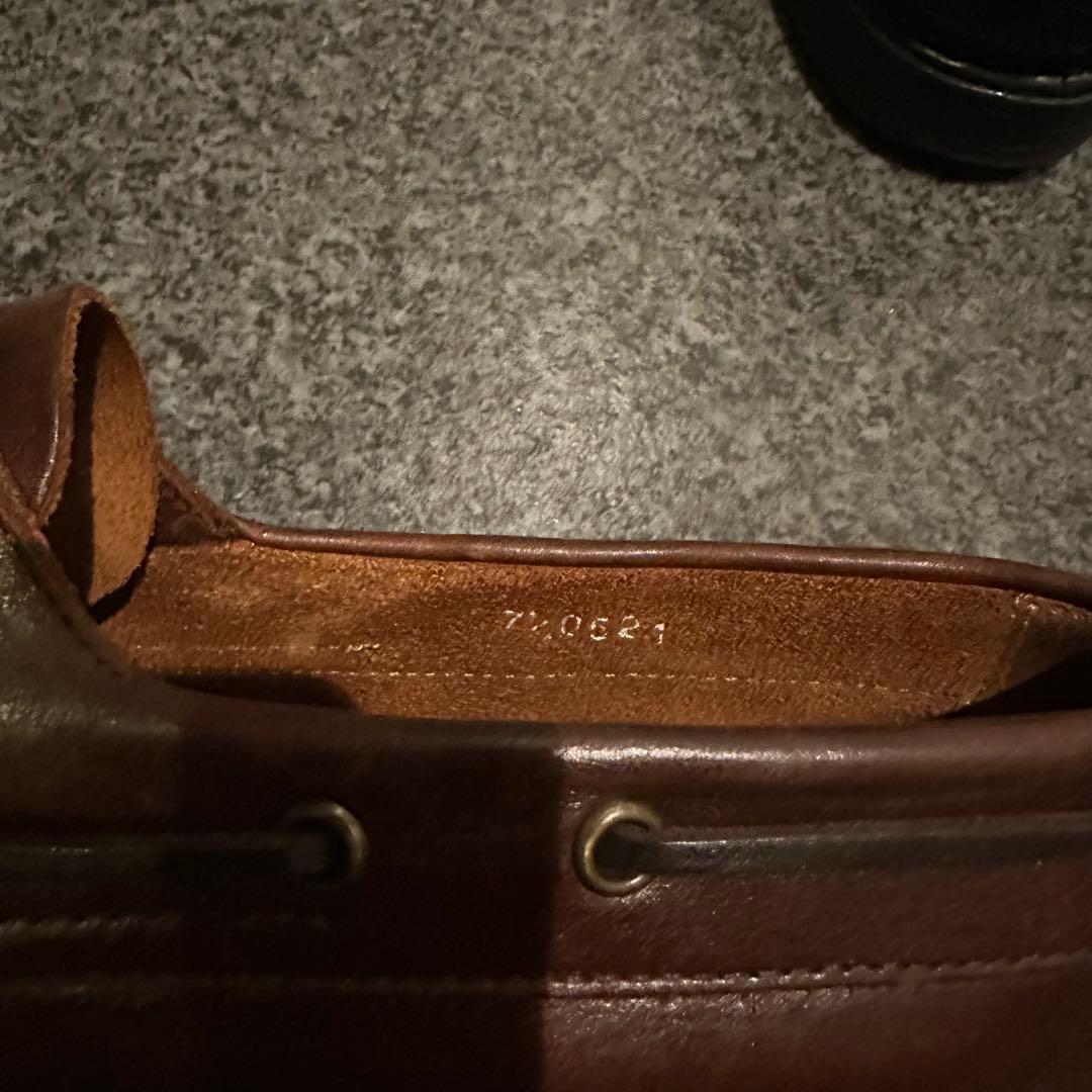 Paraboot BARTH ダークブラウン レザー デッキシューズ