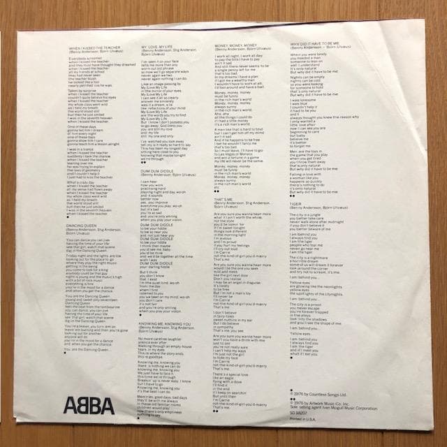 洋楽 ABBA Arrival SD18207 LP / e170y121