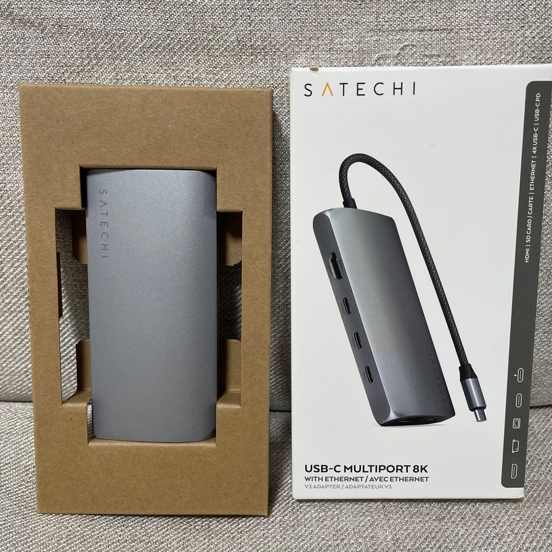 MacBookアクセサリー SATECHI USB-C MULTIPORT 8K