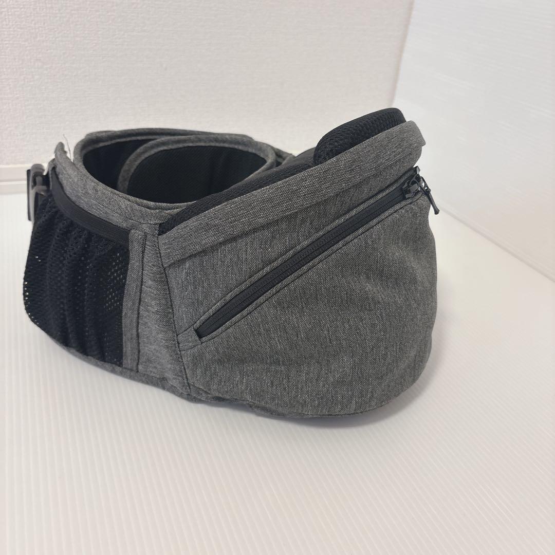 【美品】POLBAN ADVANCE ヒップシート ショルダー付き グレー