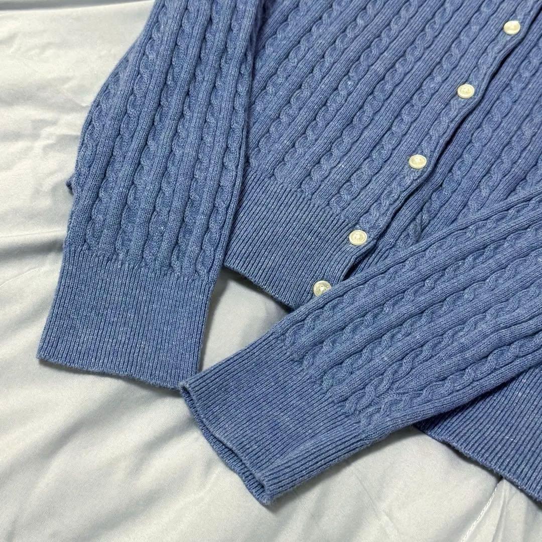 美品✨　POLO RALPH LAUREN カーディガン　ケーブル　ポニー