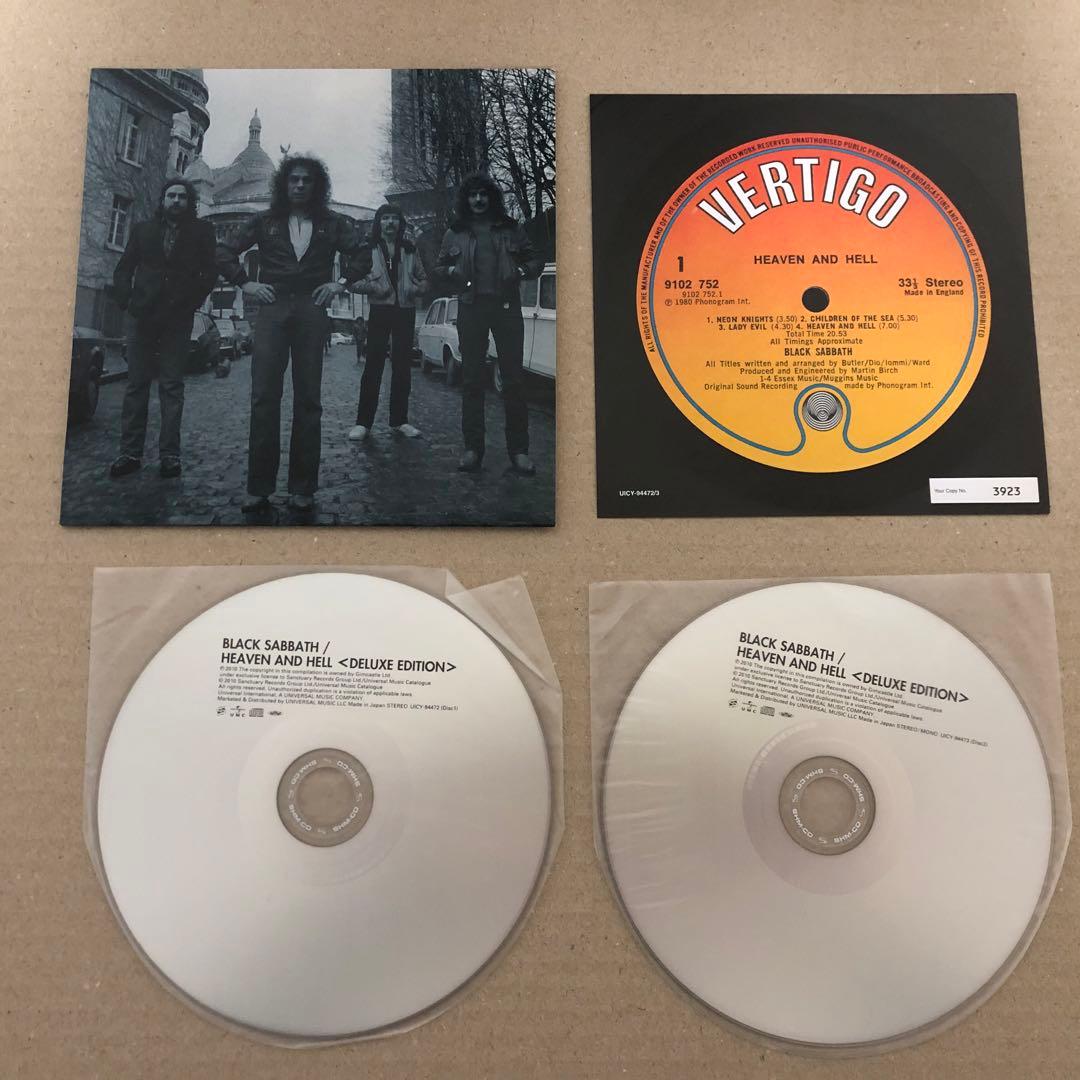 2SHM-CD 紙ジャケット ブラック・サバス ヘヴン&ヘル デラックス