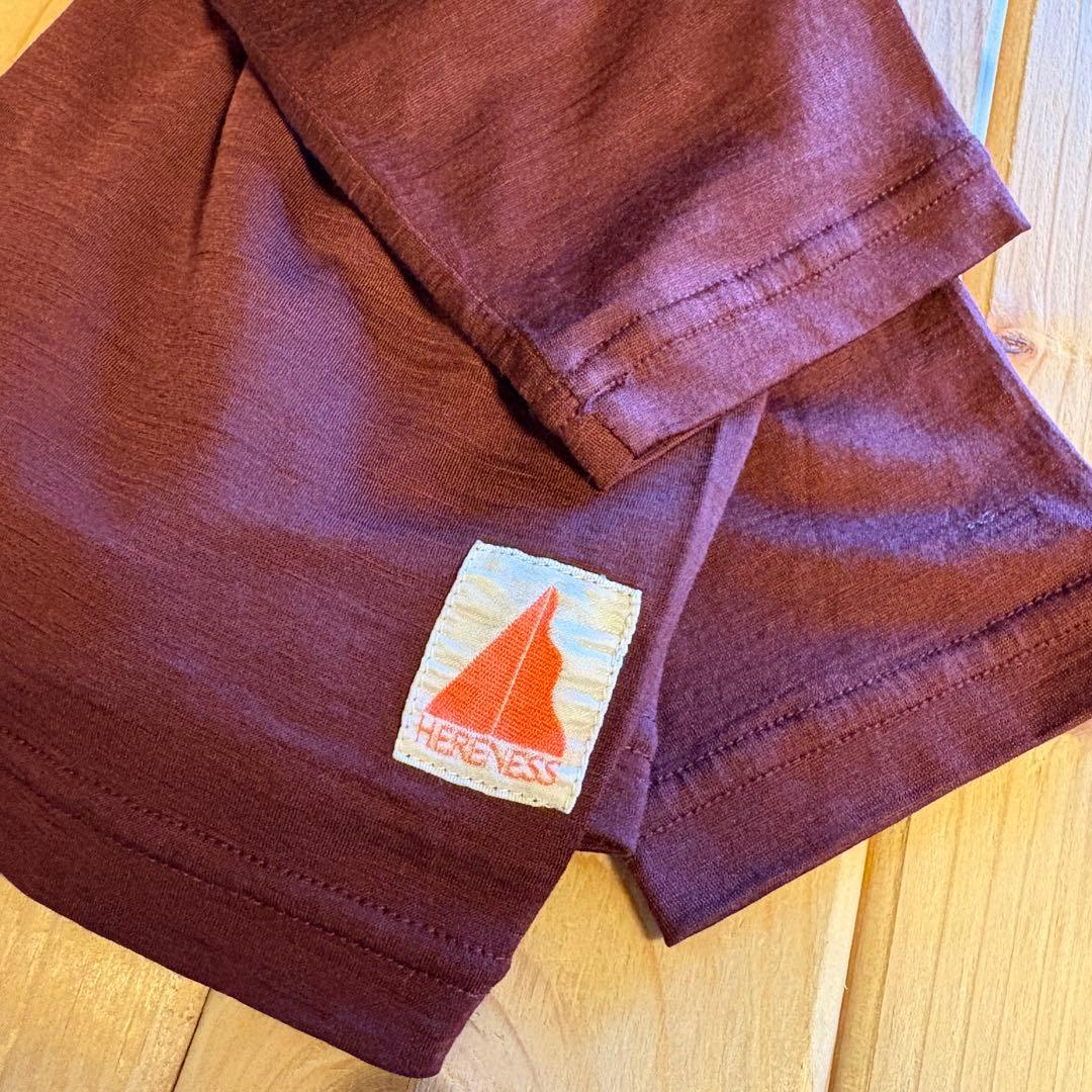 ウォーキング・ランニングウェア HERENESS SMOOTH WOOL T-SHIRT