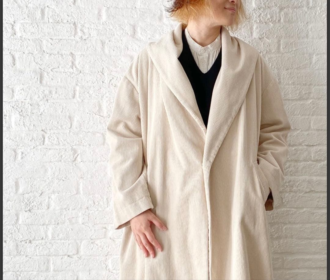 パドカレ pas de calais ★コーデュロイコート 34 日本製