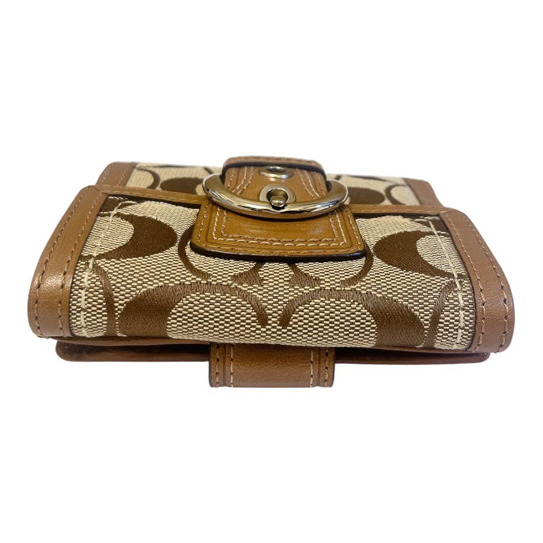 【未使用】COACH SOHO二つ折り財布 ソーホー ダブルフラップシグネチャー