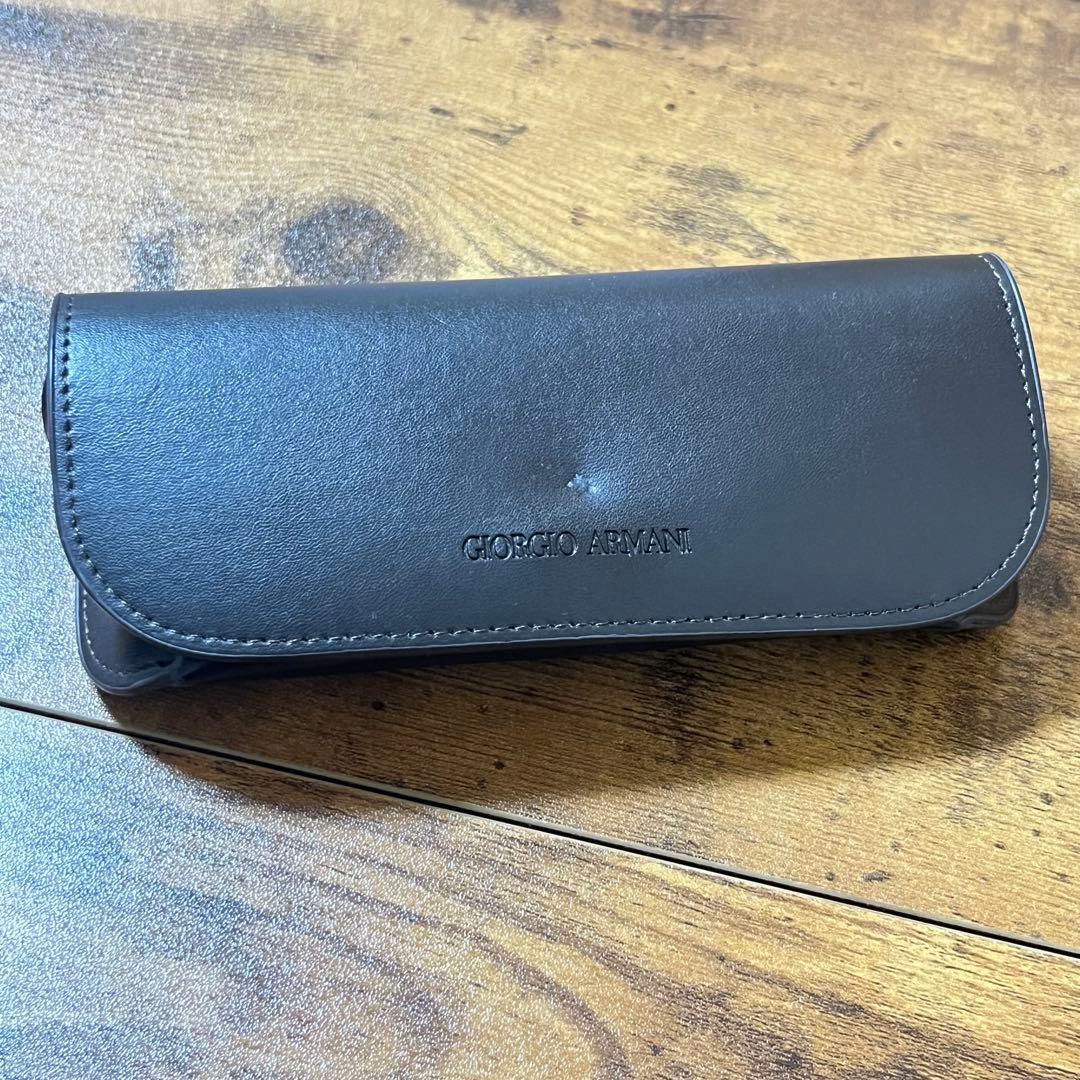【良品】GIORGIO ARMANI サングラス 青×黒〈定価25,980円〉