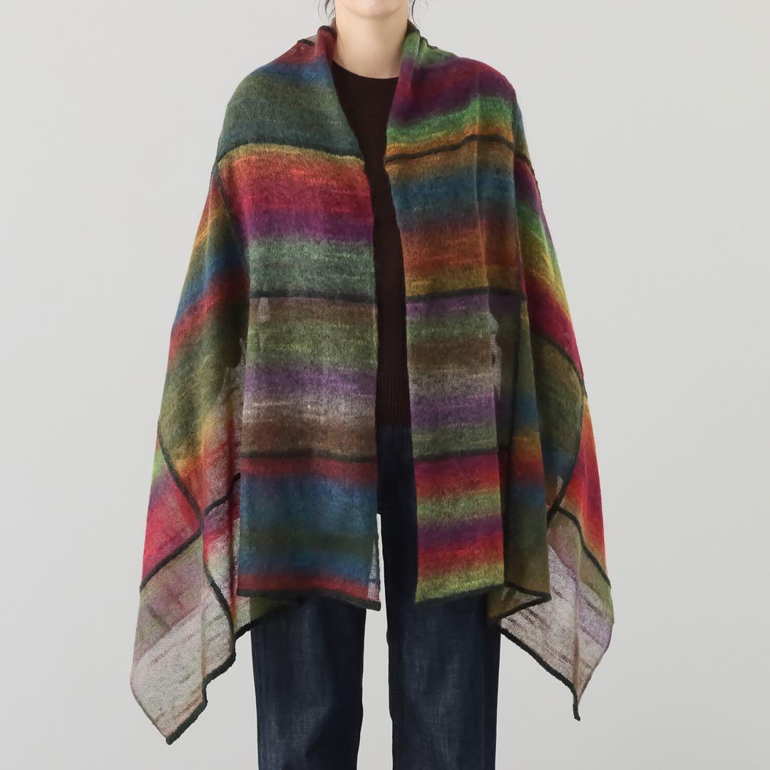 まめだいふく 佐藤繊維　イイネス　モヘヤストール　新品