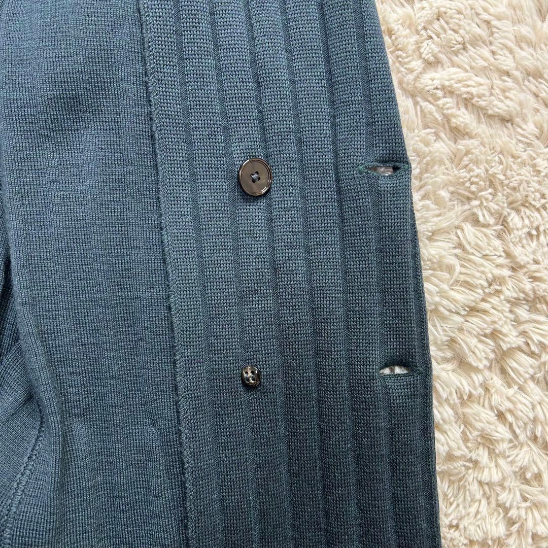 【美品】LARDINI ラルディーニ　ダブル ニット ジャケット ブートニエール
