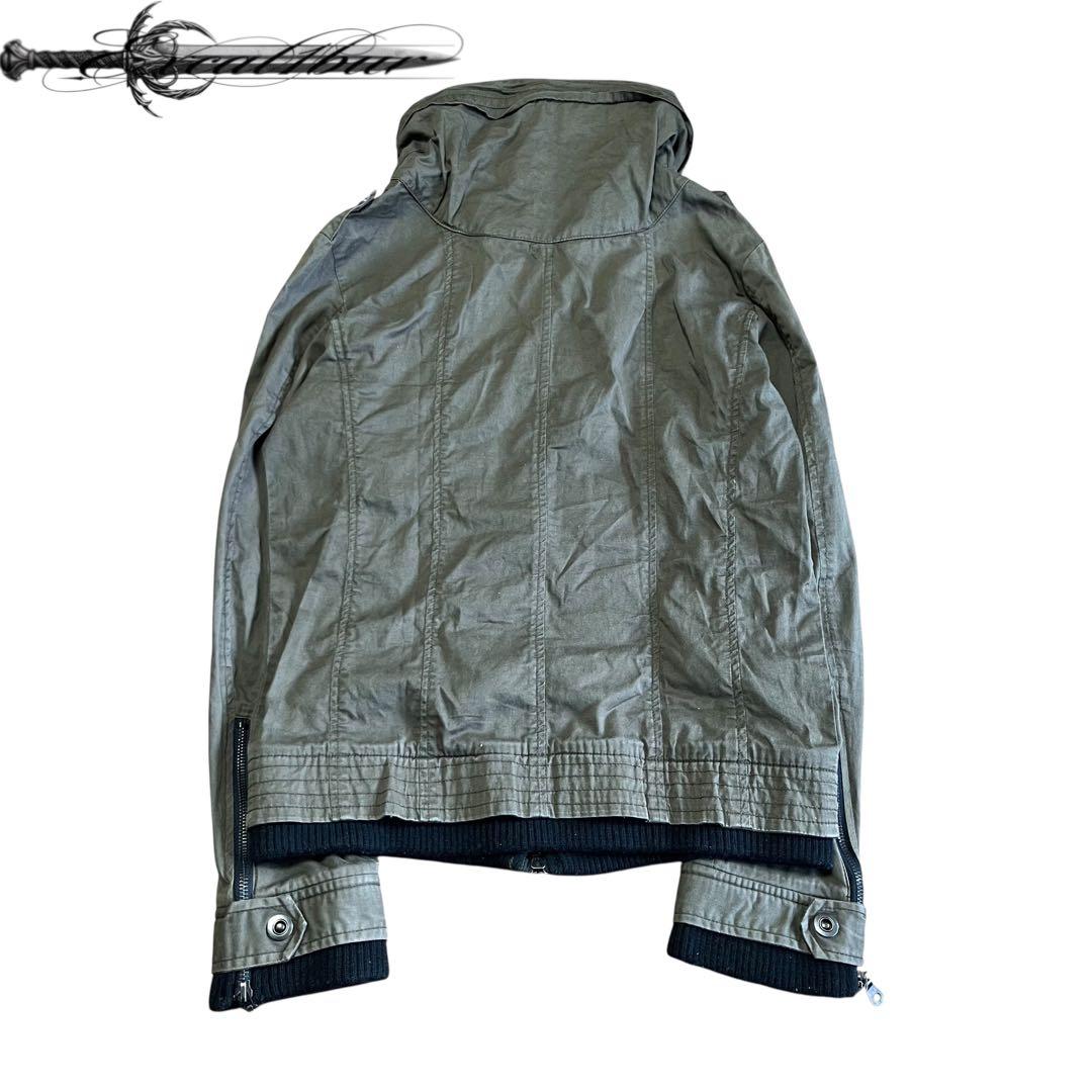 †2000s Parsley Bono Military Jacket