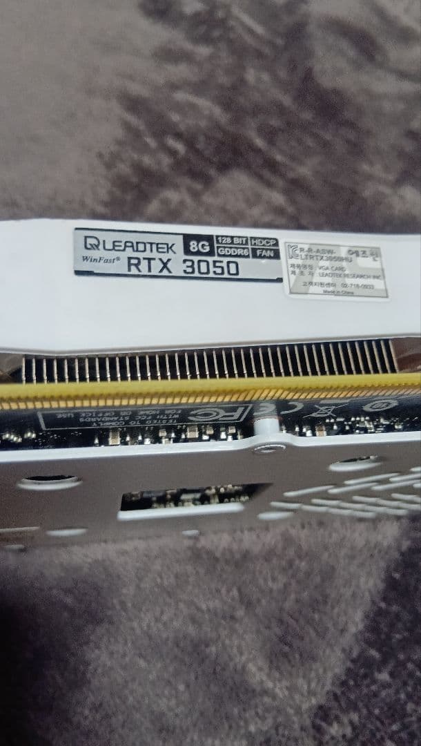 QLEADTEK RTX 3050 8GB デュアルファン