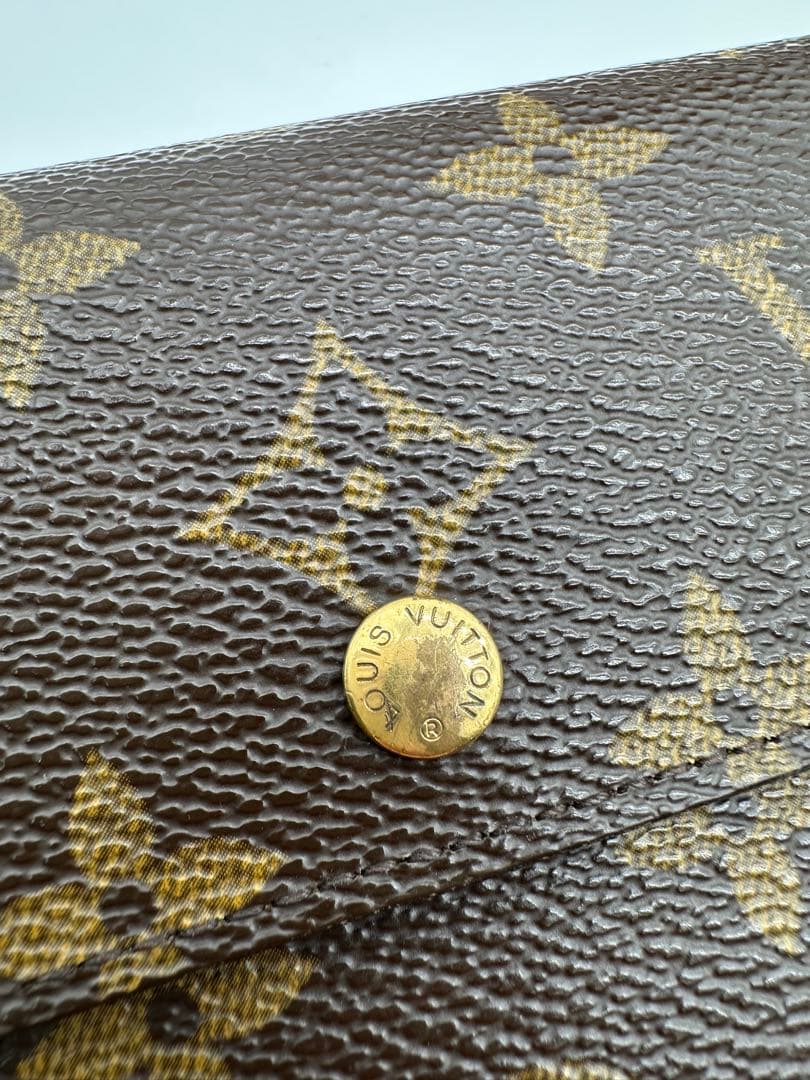美品Louis Vuitton モノグラム 三つ折り財布