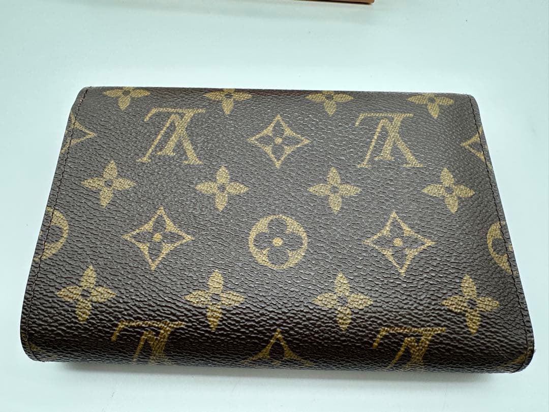 美品Louis Vuitton モノグラム 三つ折り財布