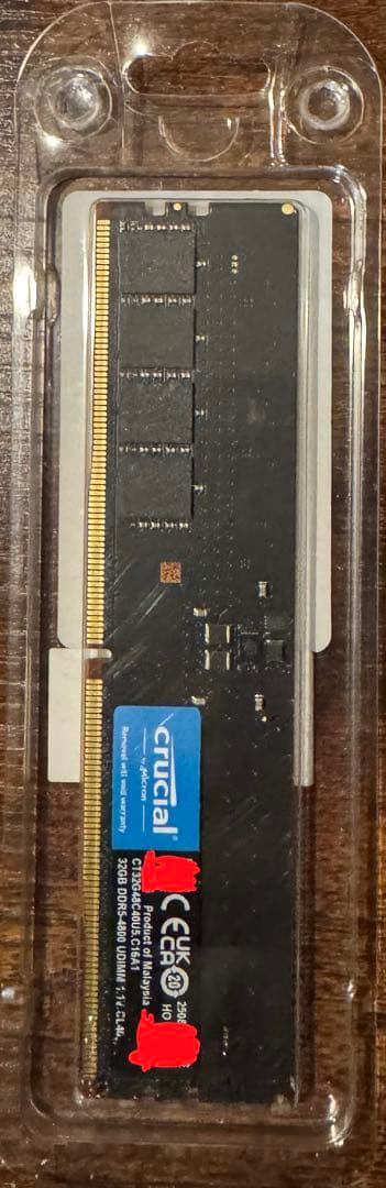 Crucial DDR5 32GB RAM（32GBx1枚）
