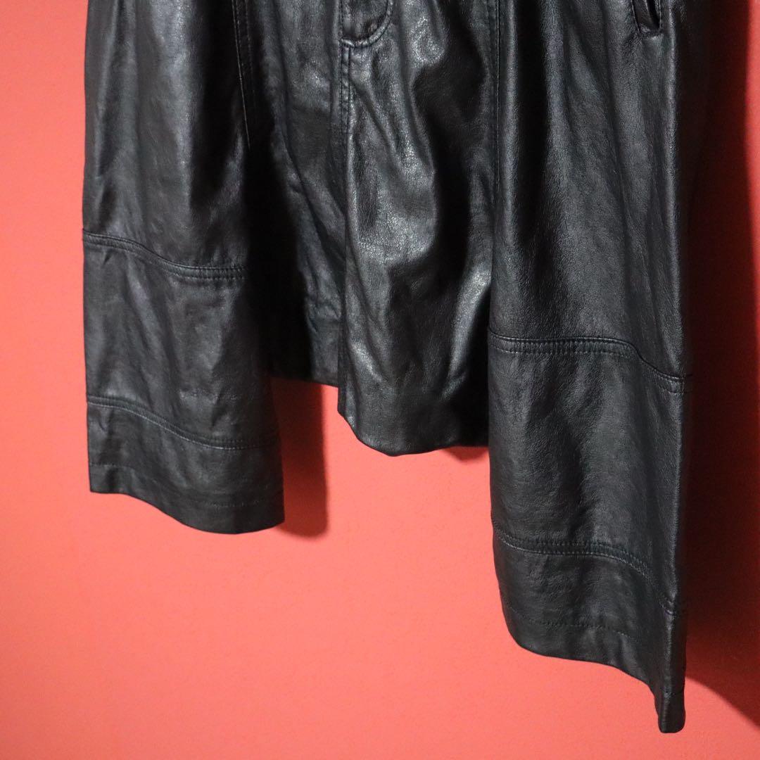【モード】COMME des GARCONS SHIRT レザー サルエルパンツ