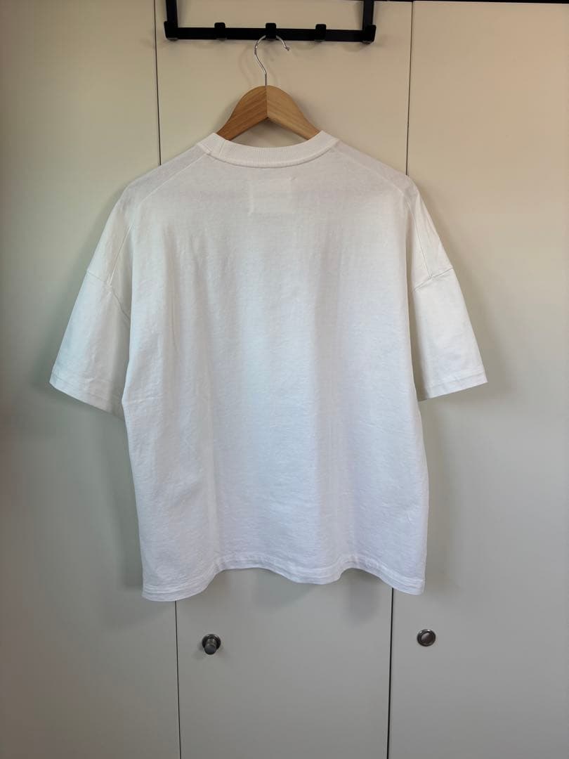 【JIL SANDER】ロゴプリント オーバーサイズTシャツ S ホワイト