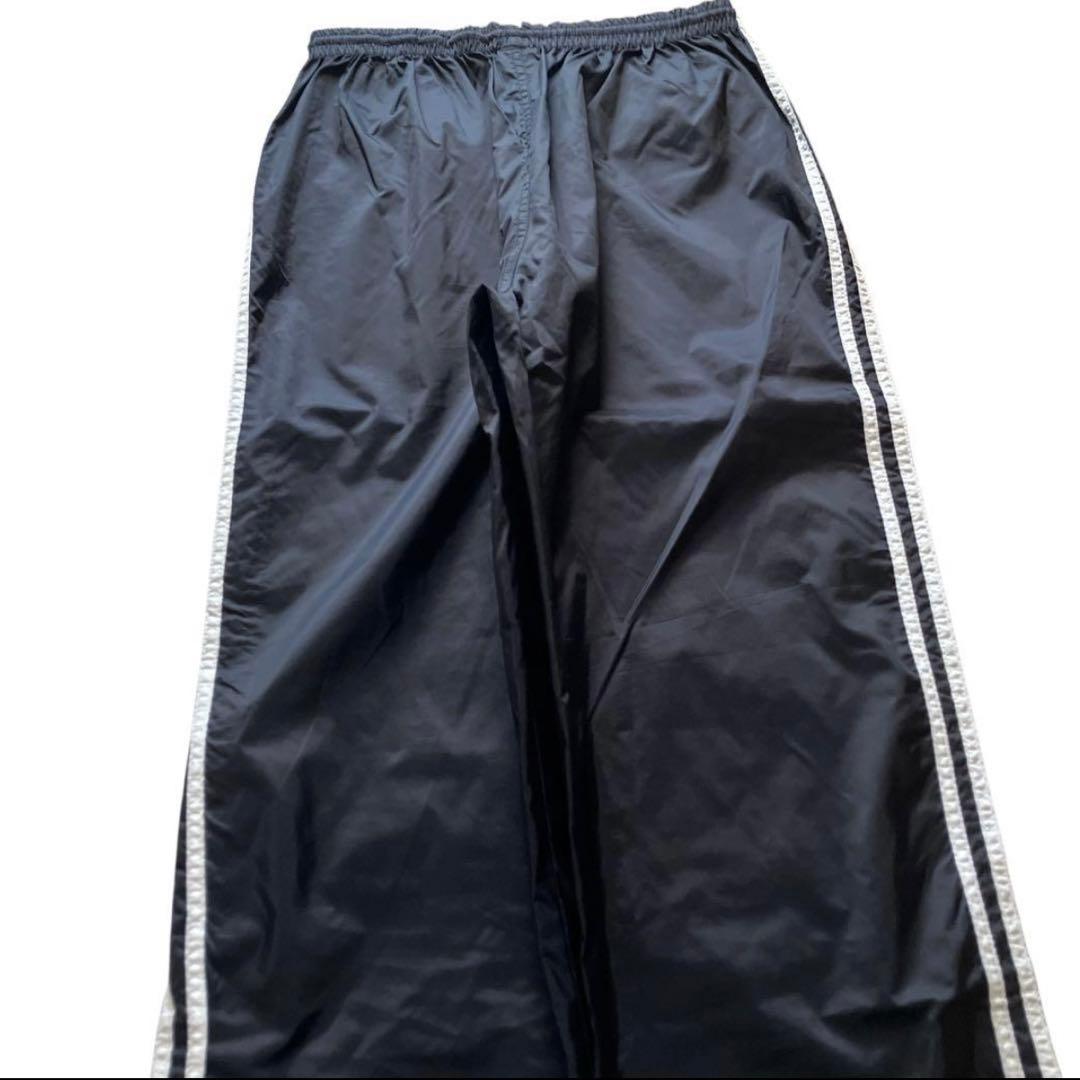極太90s美品 old adidas バギーナイロントラックパンツ USA規格