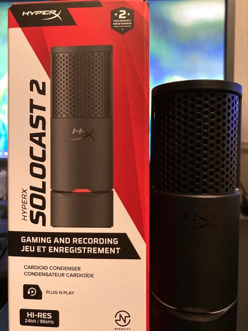 HyperX Solo Cast 2 コンデンサーマイク