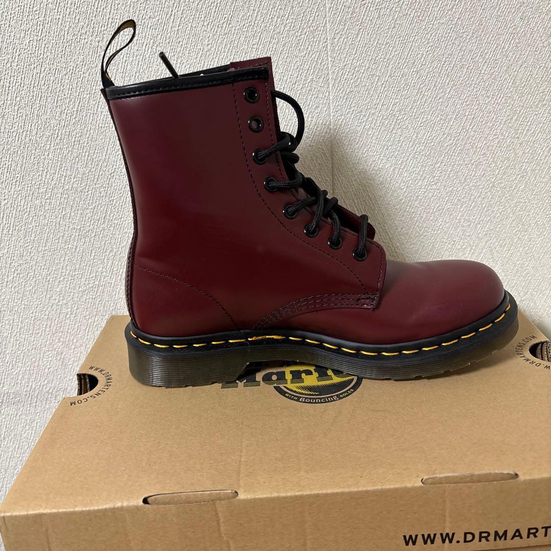 靴 Dr. Martens 1460 W Cherry Red 8 UK