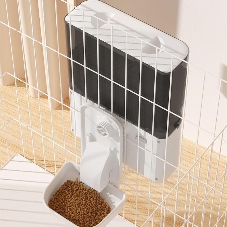 自動給餌器 猫 犬 タイマー機能 ペット給餌機 定時定量 ケージ取付タイプ